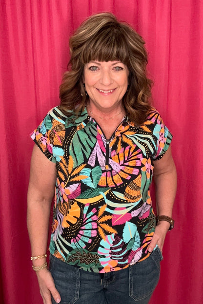 Dolman Polo Top UNDER TRIBAL 