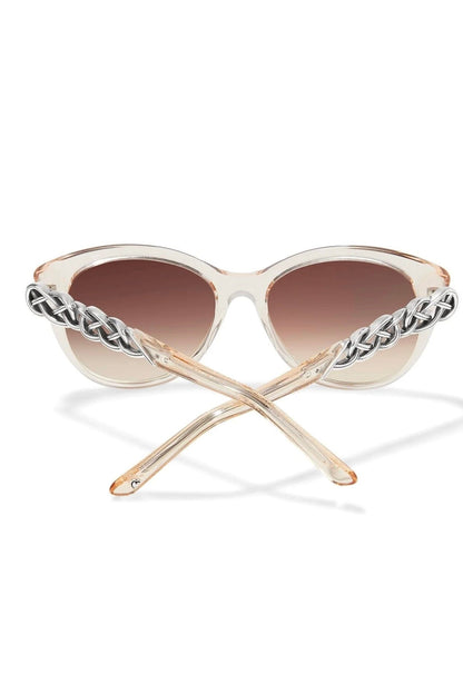 Interlock Braid Rosewater Sunglasses BSUNGLASSES Brighton Collectables 