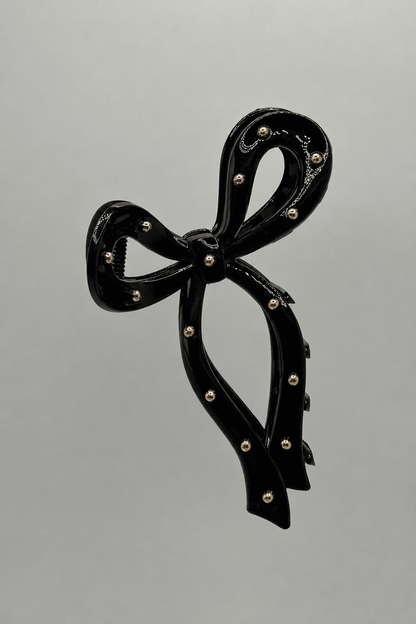 Black Bow Claw Clip GIFT/OTHER MADEBYHARCO 
