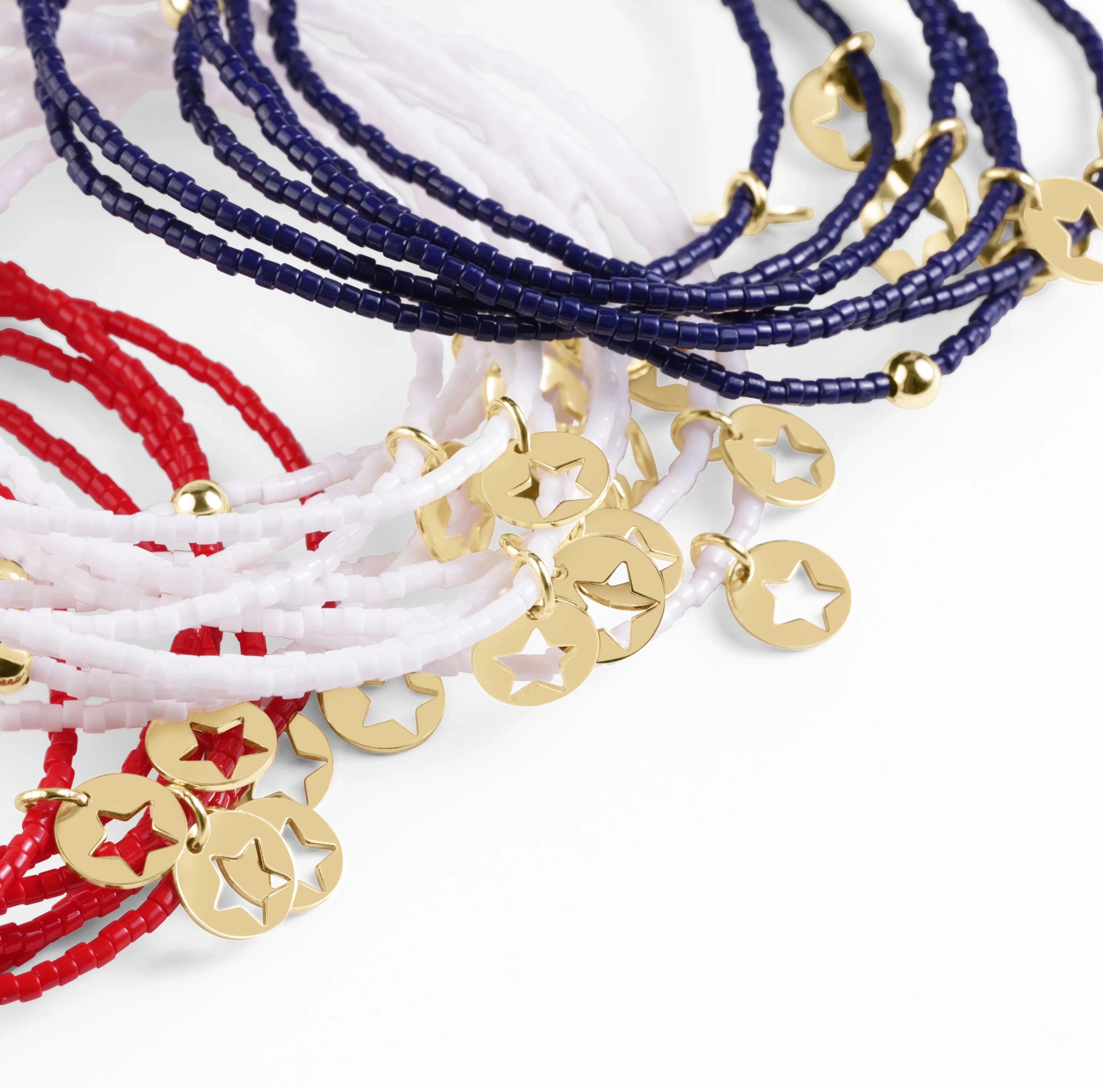 Enewton Hope Classic Bracelet-Navy-Star Small Gold Disc JEWELRY ENEWTON 