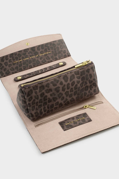 Leopard Jewelry &amp; Accessories Organizer HANDBAGS KATIE LOXTON 