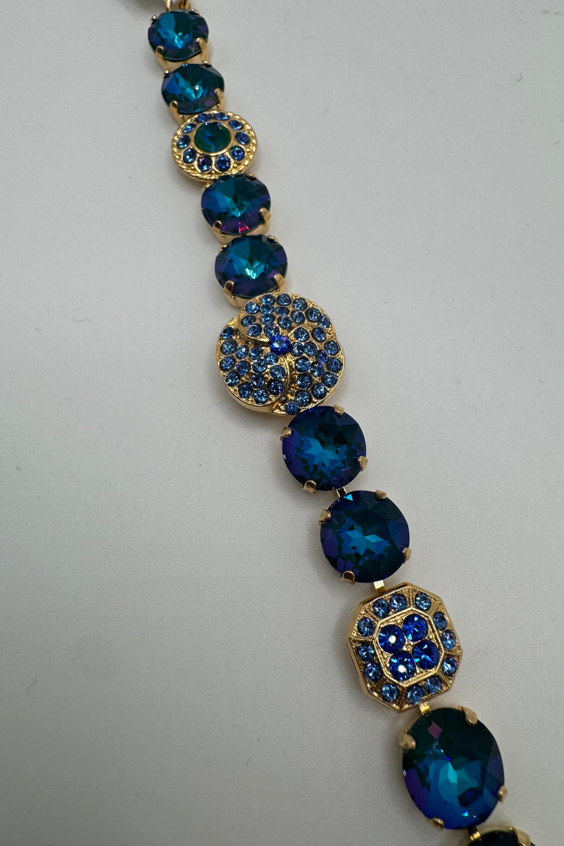 Large Rivoli Bracelet in &quot;Capri Blue&quot; BETTERBRANDJEWELRY Mariana 