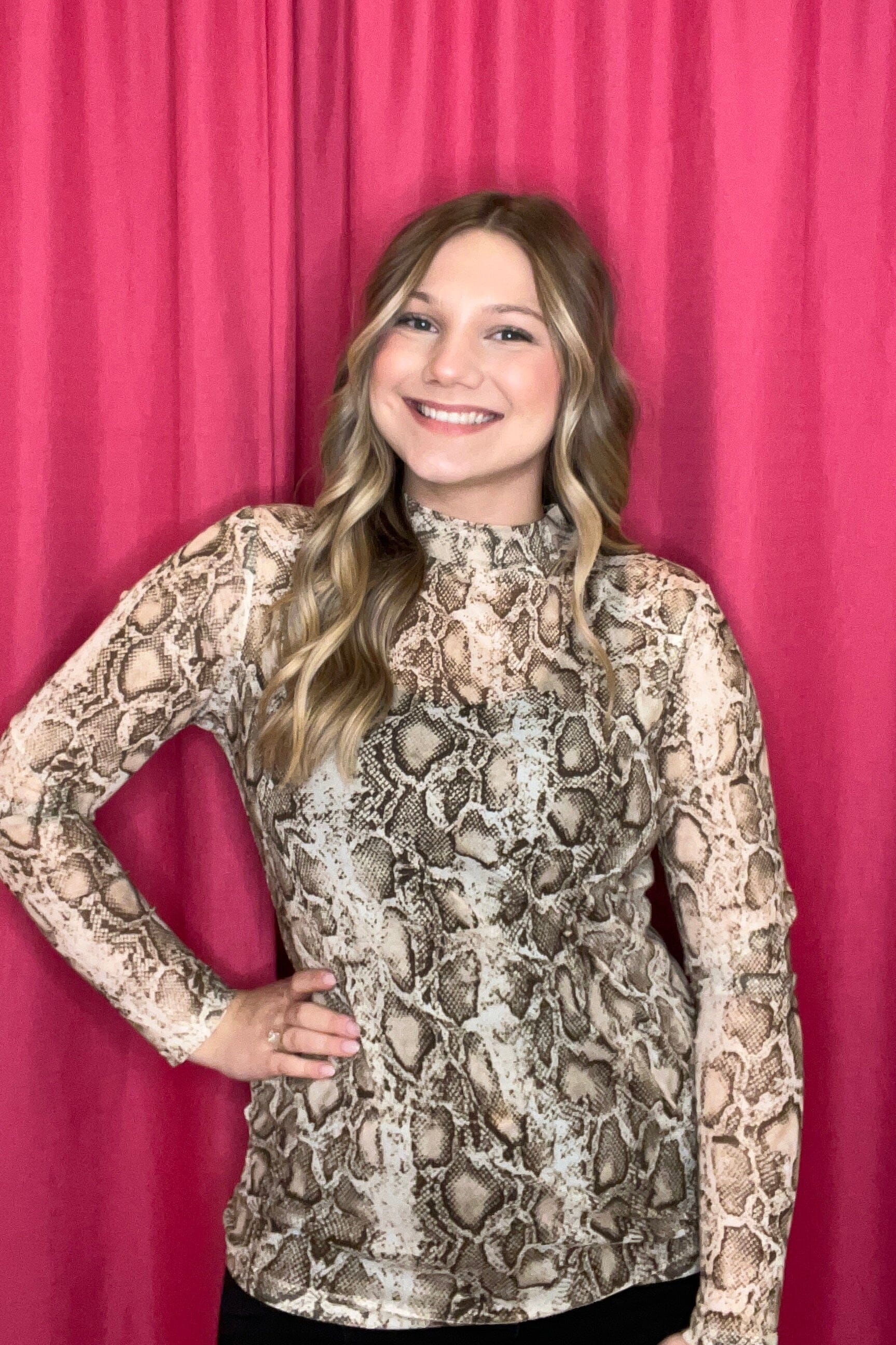 Prairie Rattler Mesh Top MISSY BASIC KNIT STERLINGKREEK 