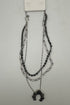 Fashion Necklace - 3 Strand Silver JEWELRY SUSIE 