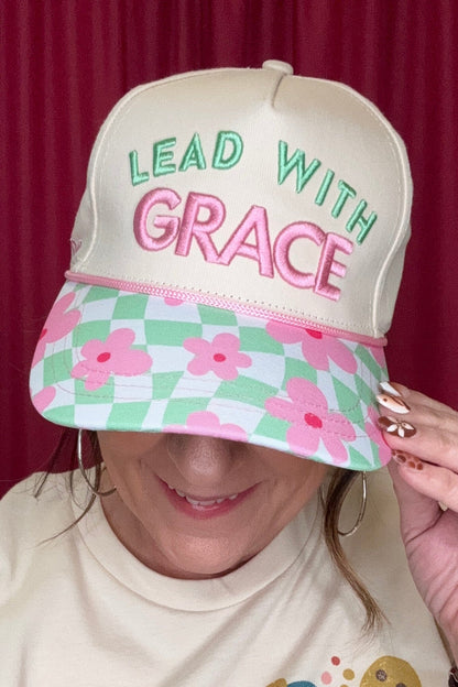 Lead with Grace Floral Hat SCARF/HAT/WINTERGOODS SOUTHERN GRACE 