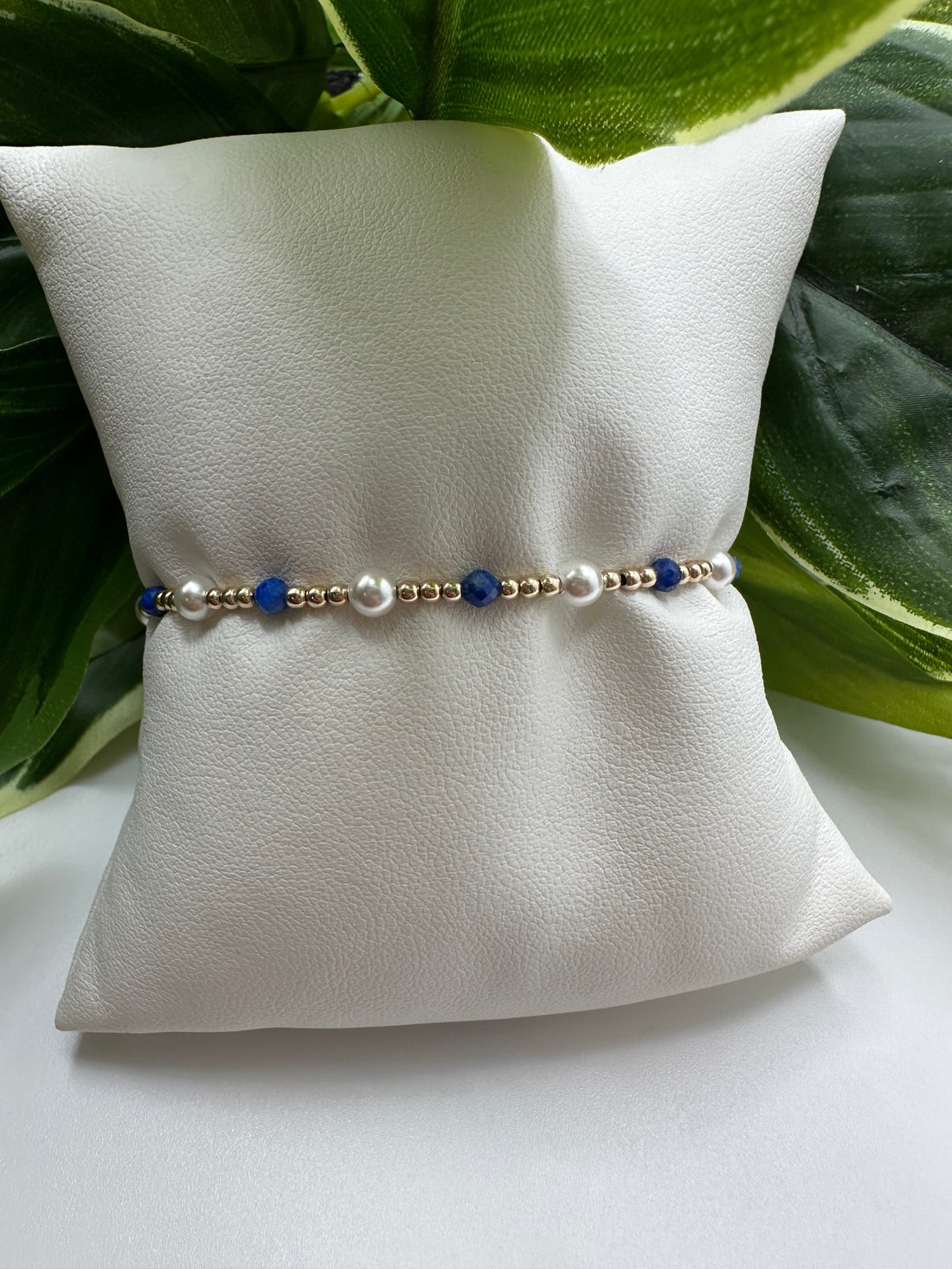 Enewton Pearl Sincerity Pattern 4mm Bead Bracelet- Lapis JEWELRY ENEWTON