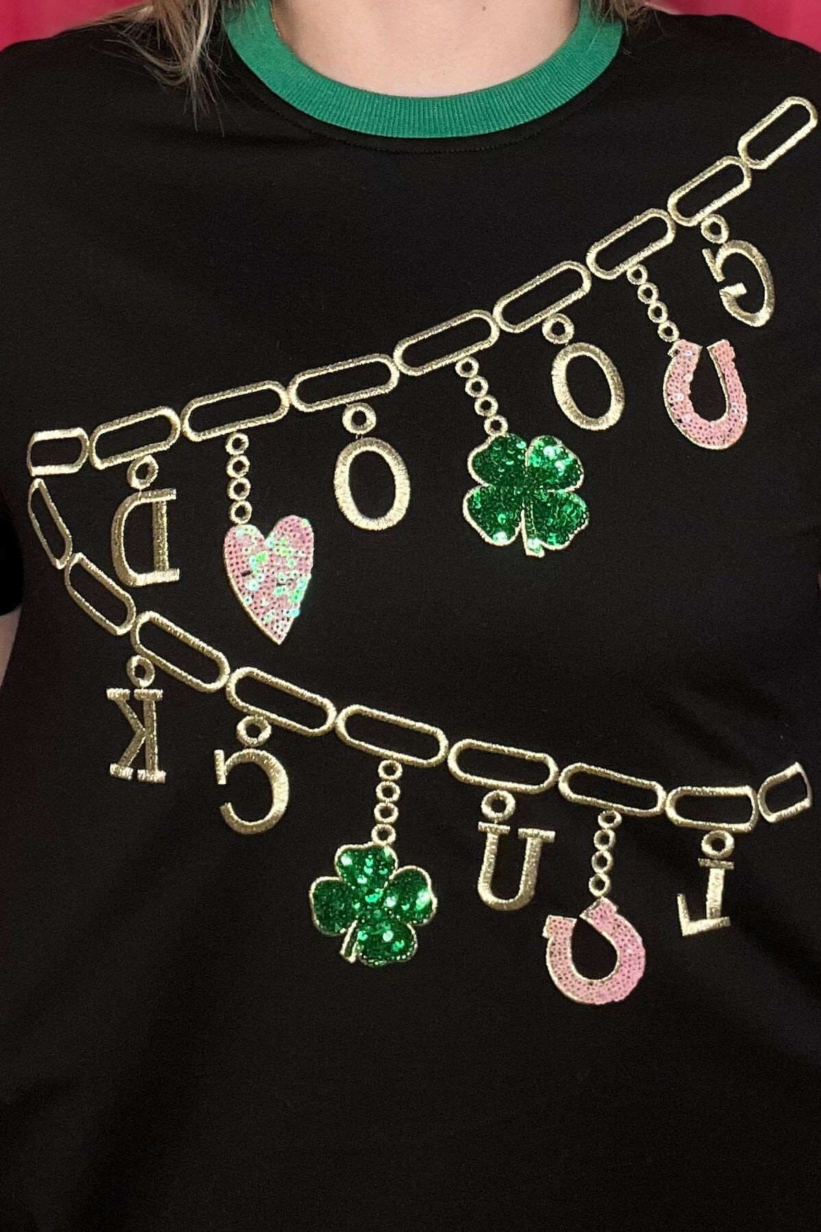 Good Luck Charms Crew Neck JRTOP CASUAL TOP SOUTHERN GRACE 