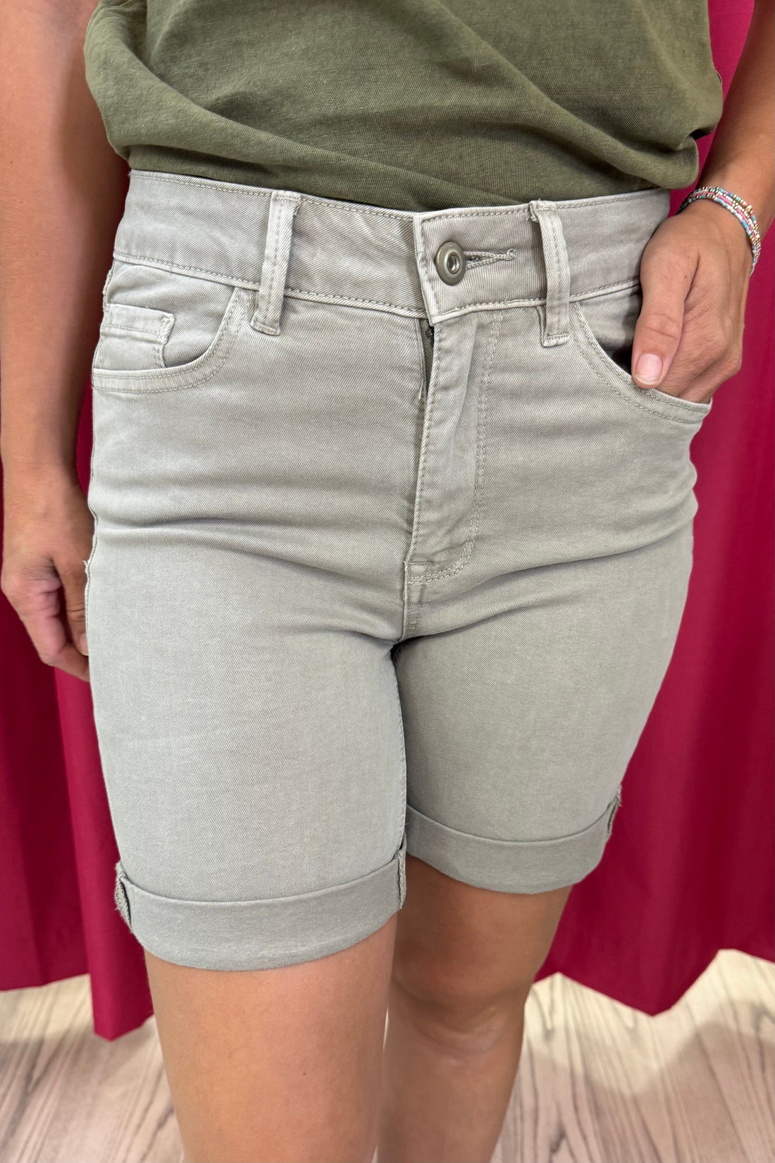 5 Pocket Shorts w/Rolled Cuff BOTTOMS CHARLIEB 