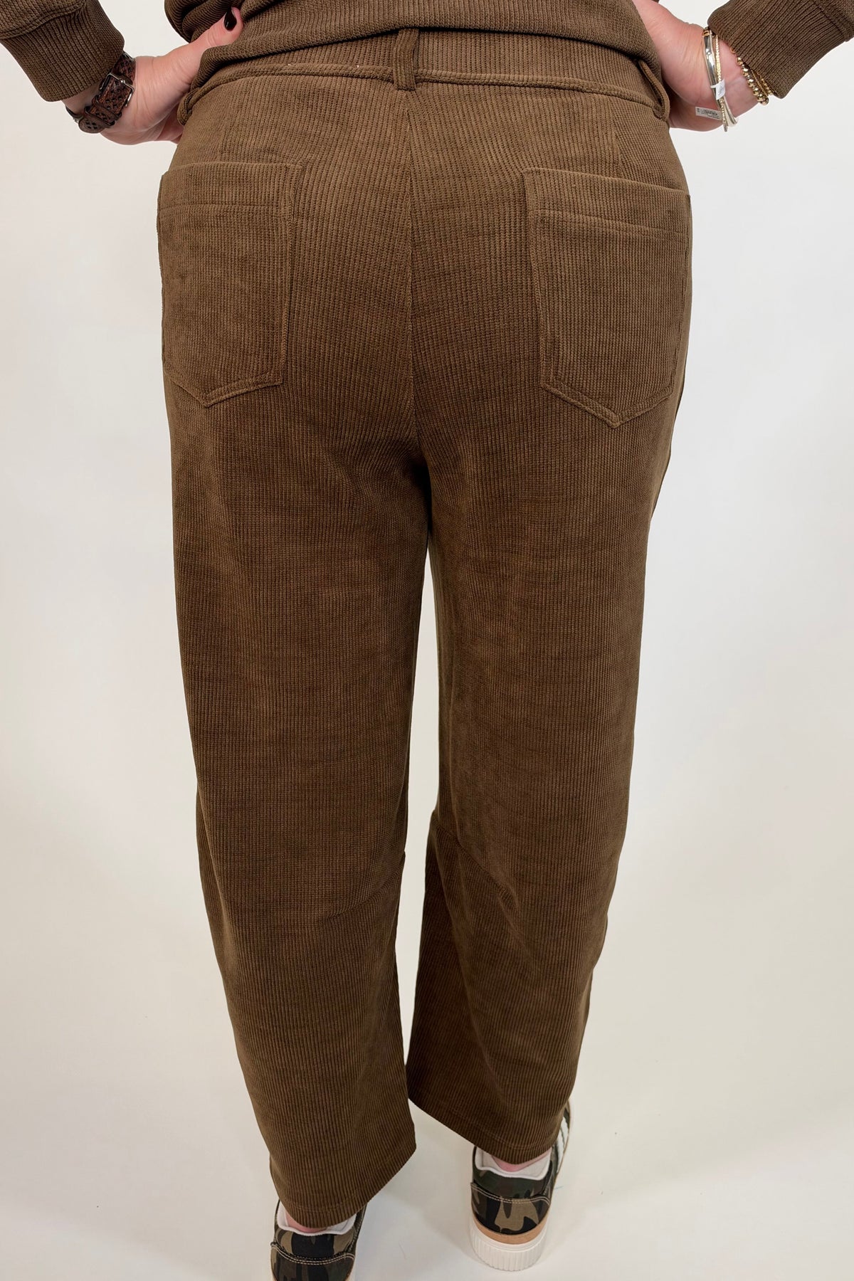 Courduroy Barrel Pants BOTTOMS:~~Unassigned~~ YELETE 