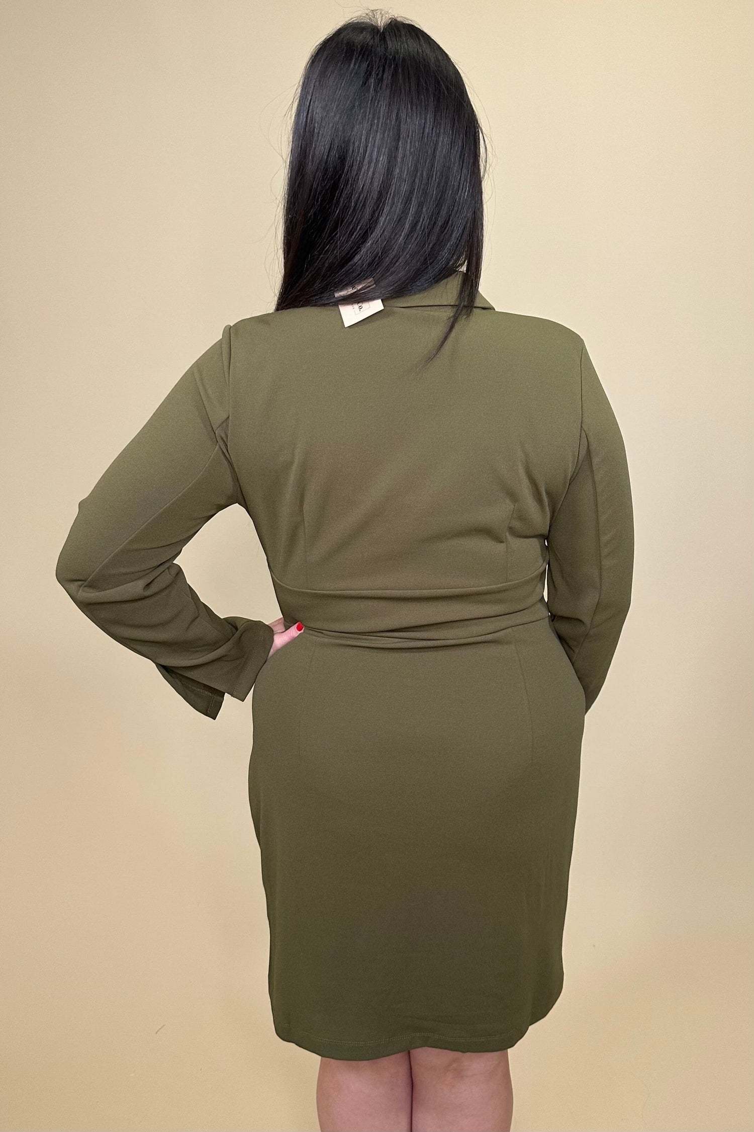Long Sleeve Dress w/Gold Buttons DRESS DEAR SCARLETT 