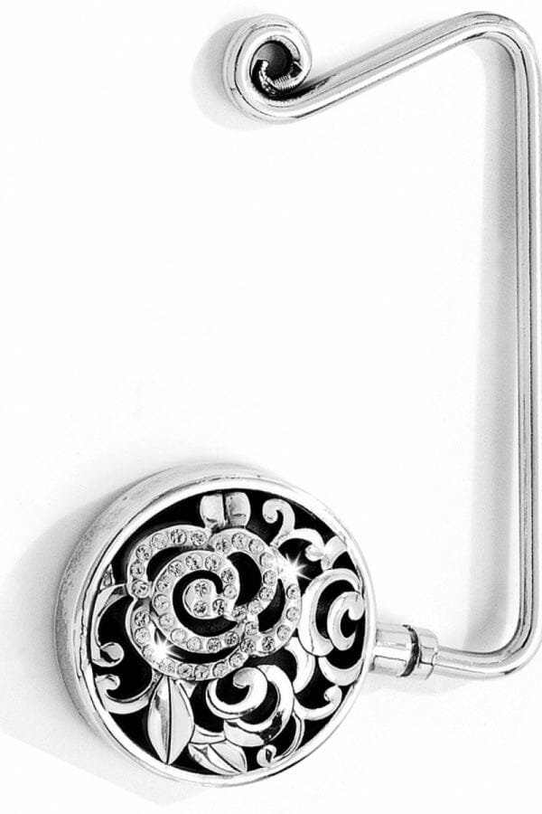 Sil/Stn Deco Rose Handbag Hook BGIFT/HOME LEEGIN-BRIGHTON 