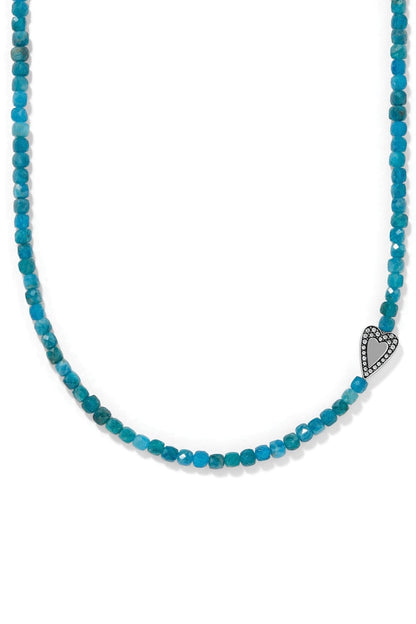 Love Message Be Bold Teal Necklace BJEWELRY Brighton Collectables 