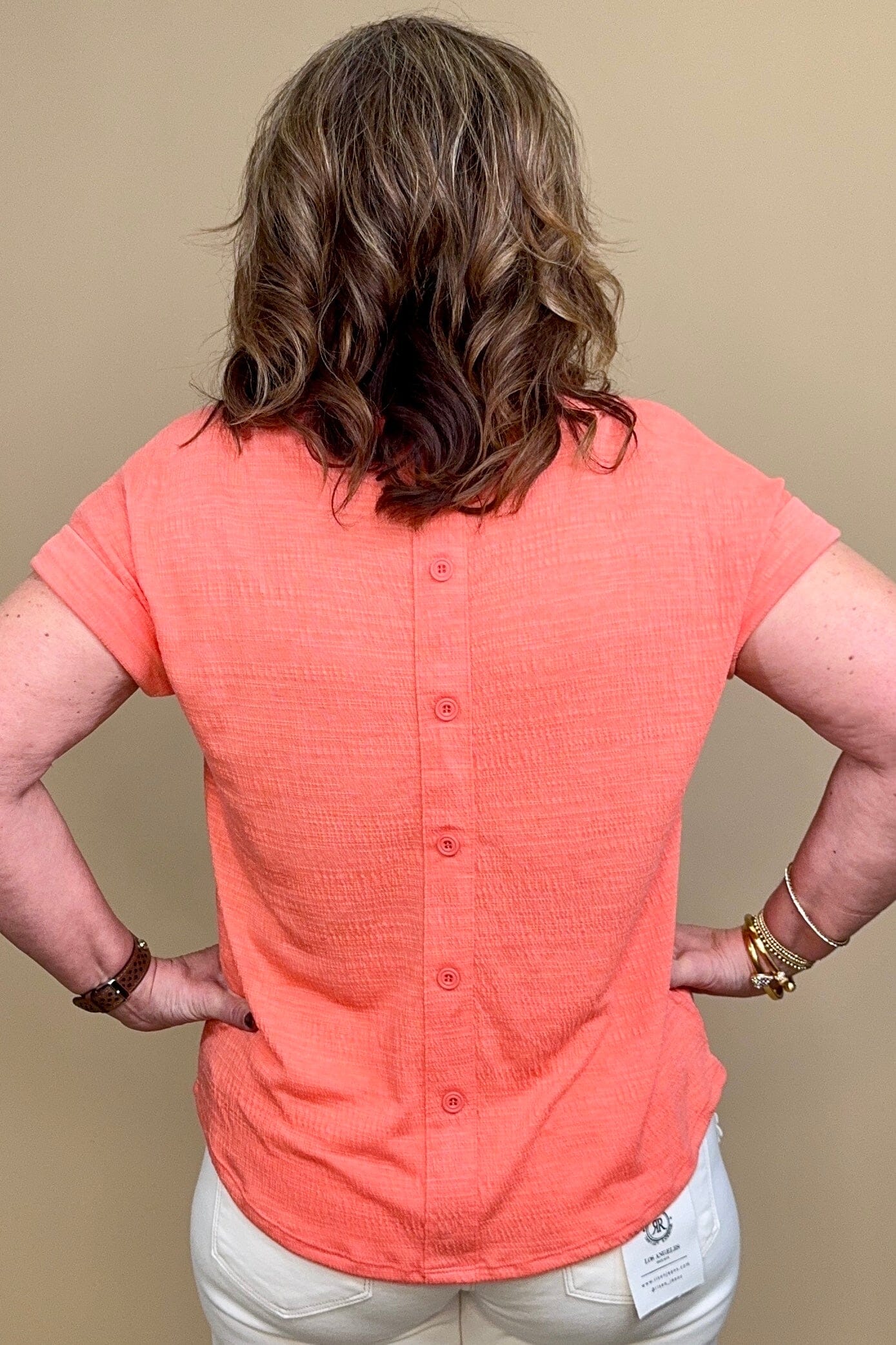 Cap Sleeve Scoop Neck Textured Top MISSY BASIC KNIT KEREN HART 
