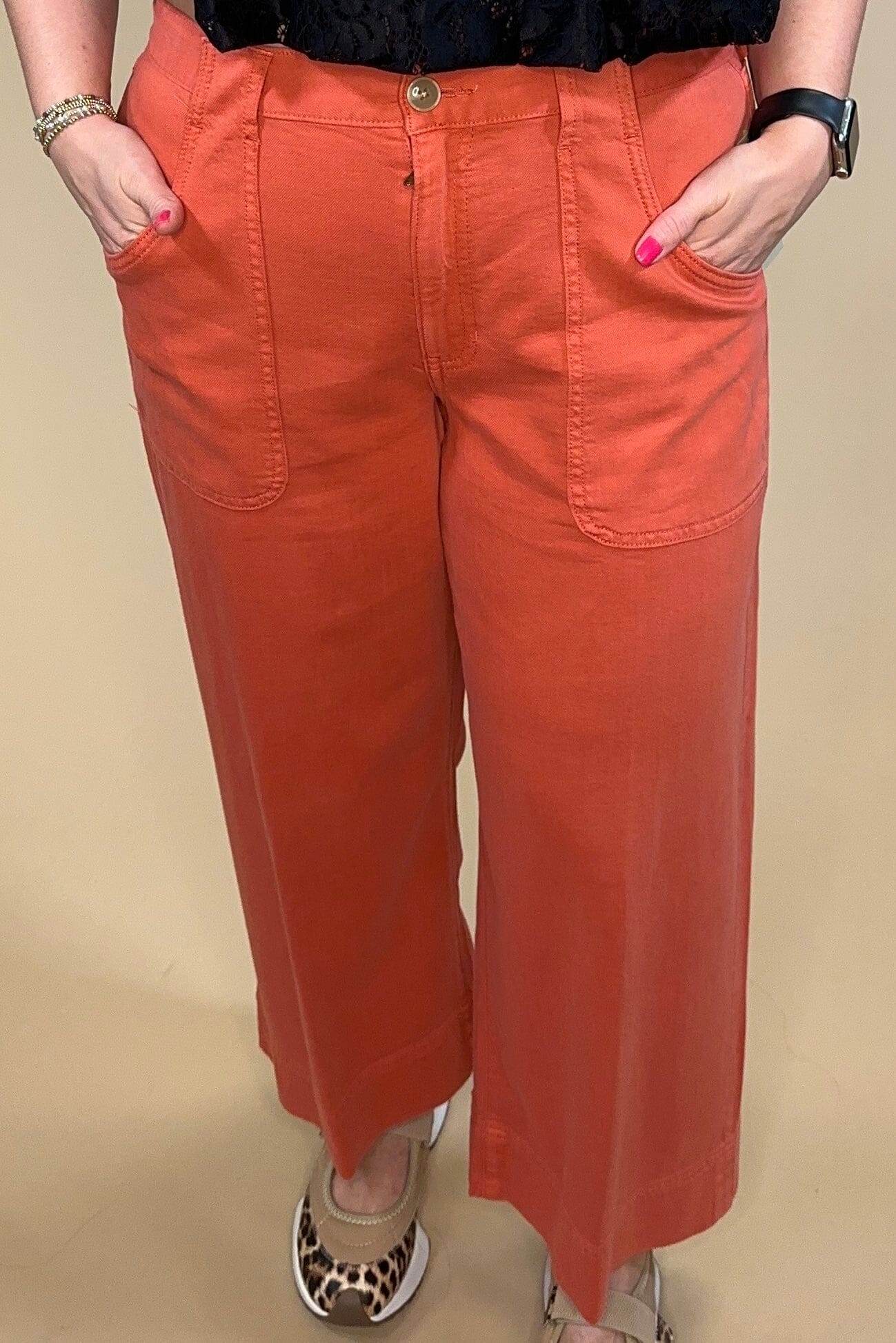 Stride Cargo Wide Leg Crop 26" Inseam BOTTOMS LIVERPOOL 