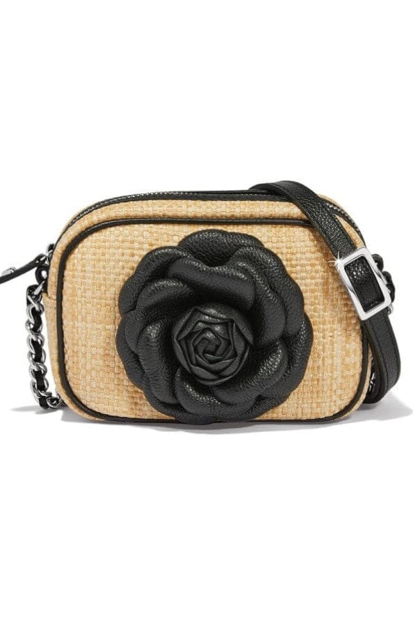 Rosie Straw Black Camera Bag BHANDBAGS Brighton Collectables