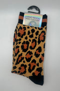 Cheetah Womens Bamboo Crew Socks GIFT/OTHER LIVINGROYAL 