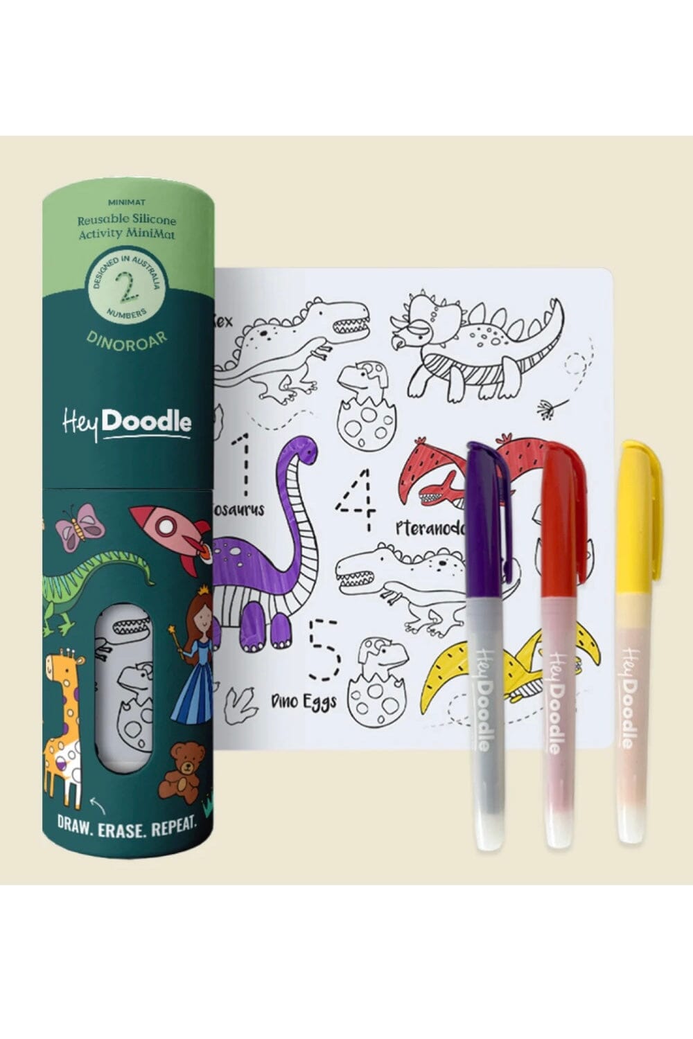 Dino Mini Activity Mat GIFT/OTHER HEY DOODLE 