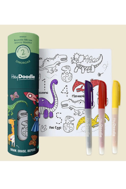 Dino Mini Activity Mat GIFT/OTHER HEY DOODLE 