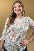 3/4 Sleeve Printed Top w/Scoop Neck MISSY TOP SPECIAL SOUTHERN LADY 