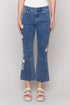 Embroidered Crochet Denim Pant BOTTOMS CHARLIE B 