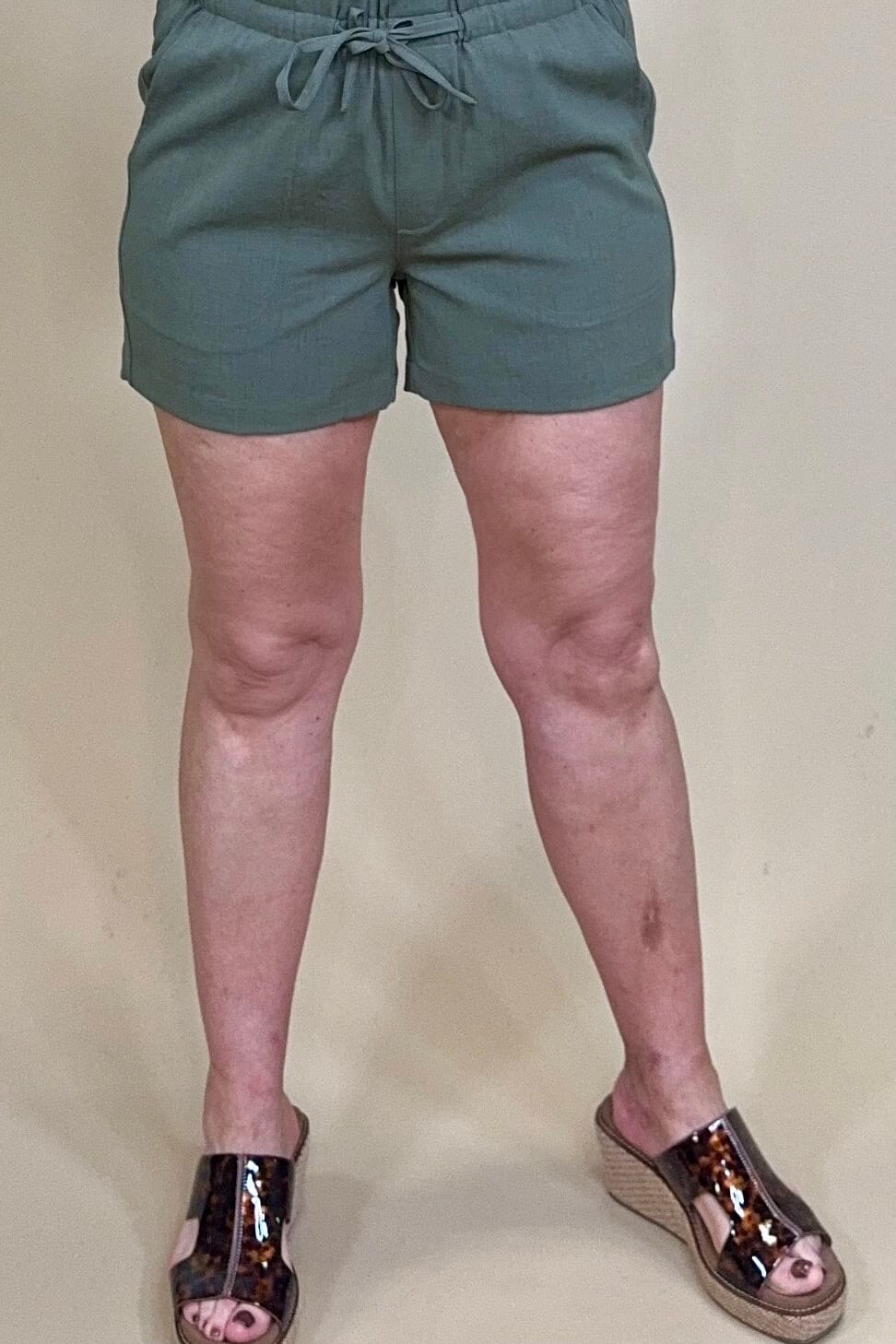 Pull On Tie Waist Short 4" Inseam BOTTOMS LIVERPOOL 