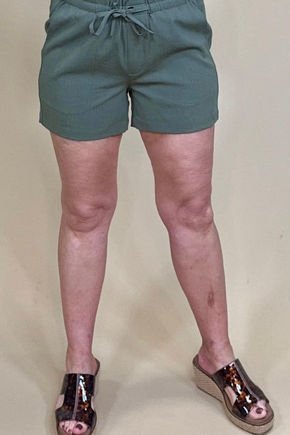 Pull On Tie Waist Short 4" Inseam BOTTOMS LIVERPOOL 