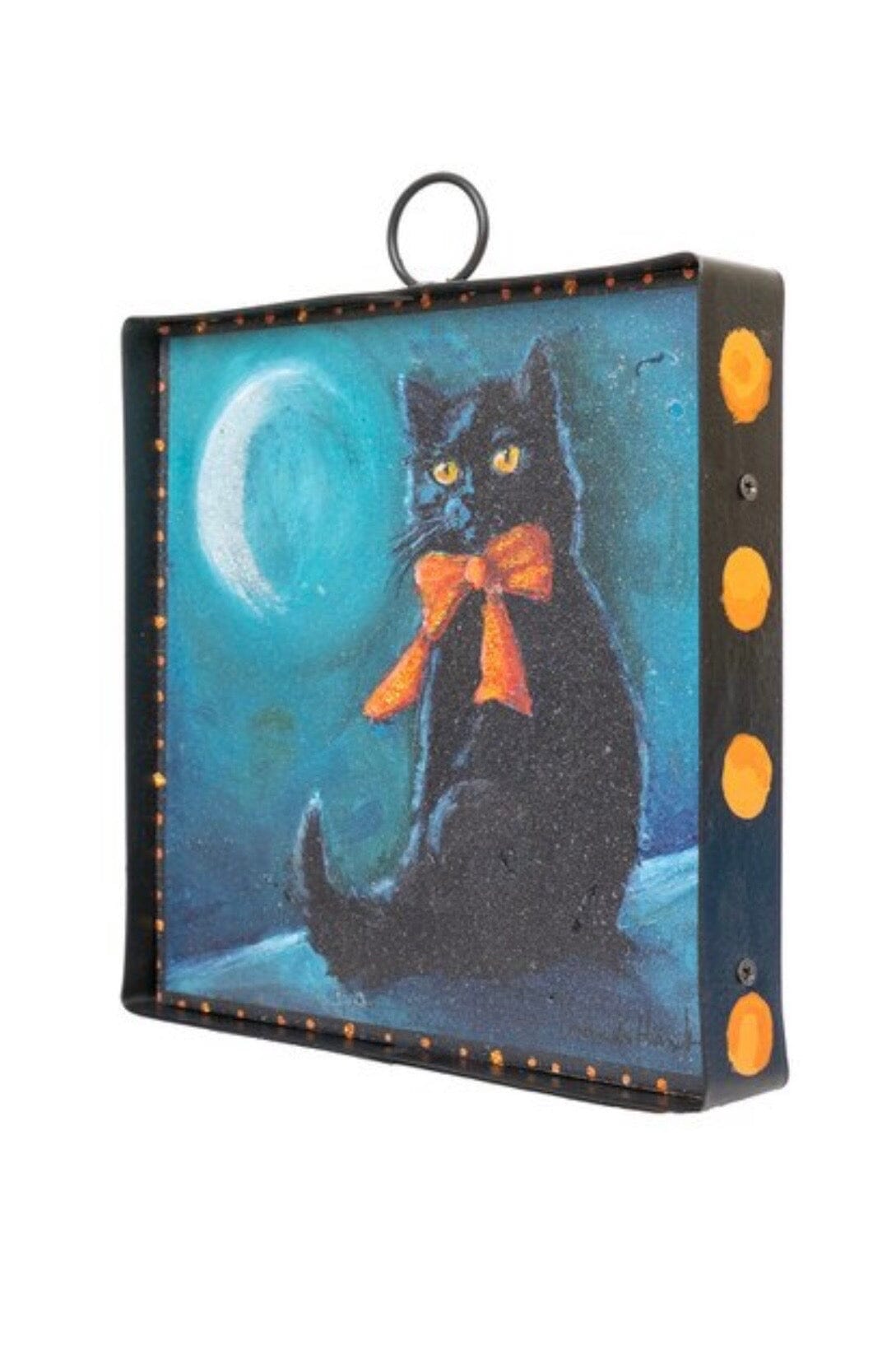 Mini Hamilton Black Cat &amp; Bow GIFT/OTHER ROUNDTOP 