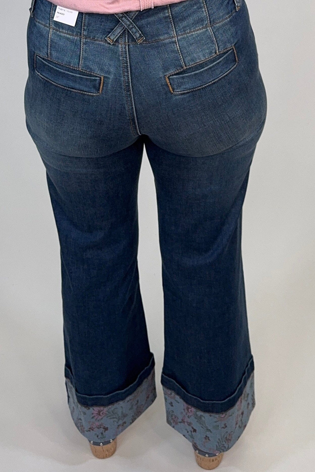 Audrey Palazzo Cuff Jean BOTTOMS:~~Unassigned~~ TRIBAL 