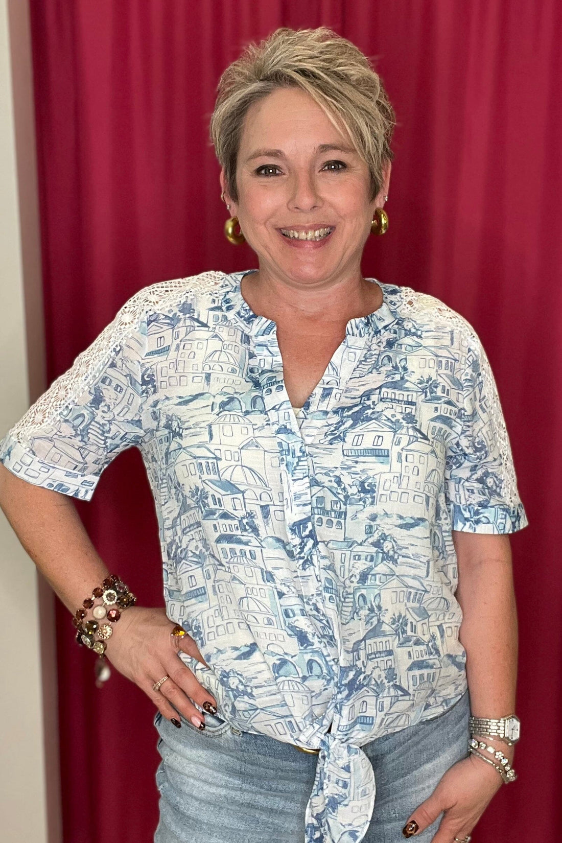 Button Down Top MISSY TOP SPECIAL ZAC & RACHEL