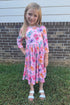 Girly Pop 3/4 Sleeve Pocket Twirl Dress GIFT/OTHER MILA & ROSE 