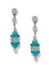 Meridian Petite Sphere Turquoise Post Drop Earrings BJEWELRY:~~Unassigned~~ Brighton Collectables 