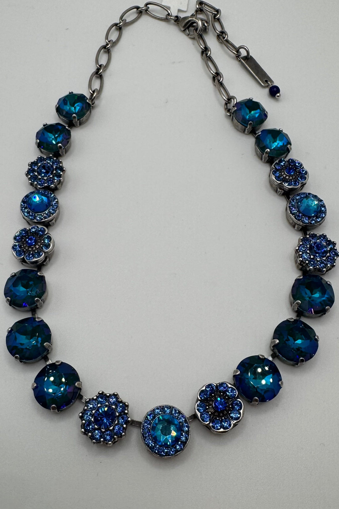 Large Rosette Necklace in &quot;Capri Blue&quot; BETTERBRANDJEWELRY Mariana 