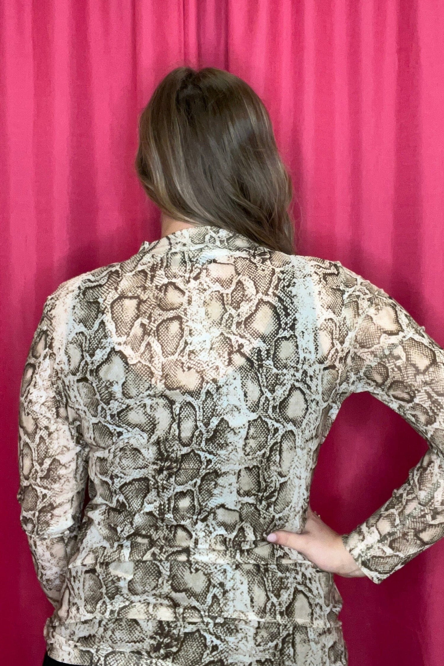 Prairie Rattler Mesh Top MISSY BASIC KNIT STERLINGKREEK 