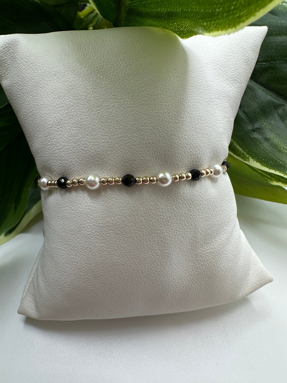 Enewton Pearl Sincerity Pattern 4mm Bead Bracelet- Faceted Onyx JEWELRY ENEWTON 