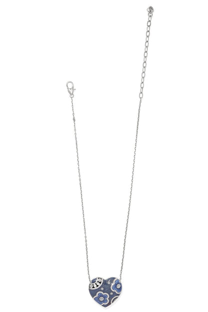 Flora Heart Reversible Necklace BJEWELRY Brighton Collectables 