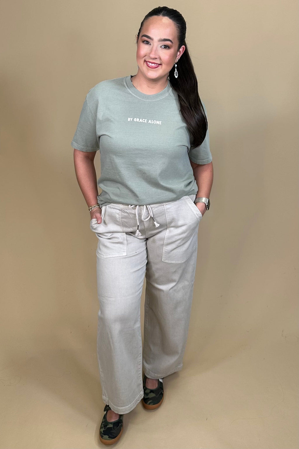 Jesus Changes Everything Tee MISSY BASIC KNIT:~~Unassigned~~ DEARHEART 