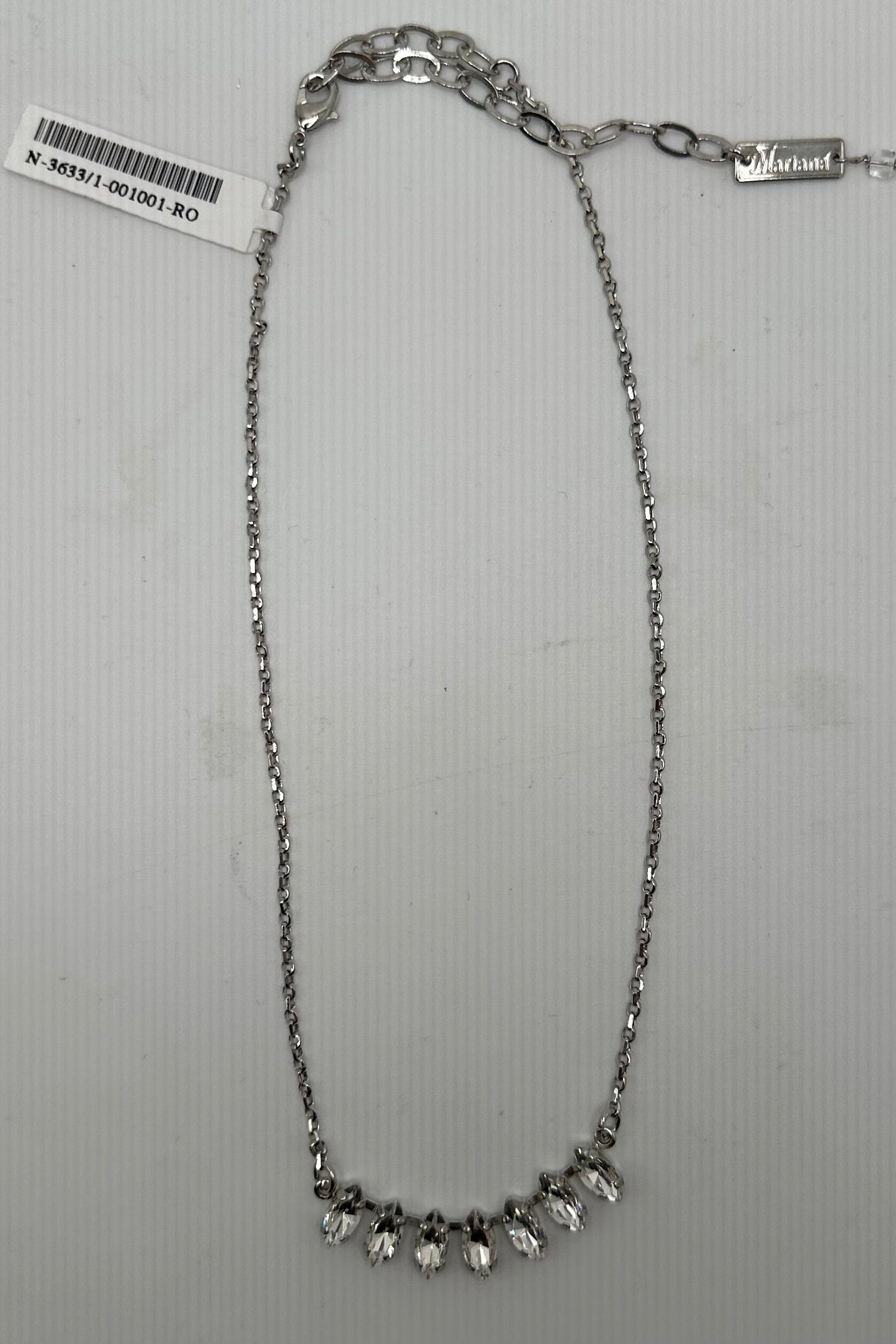 Marquise Everyday Pendant in "On a Clear Day" - Rhodium BETTERBRANDJEWELRY MICHALSMARIANA 