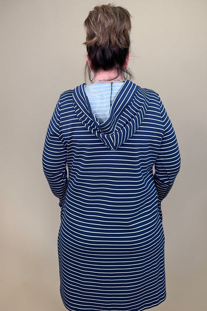 Long sleeve Hooded Dress W/Drawcord DRESS TRIBAL 