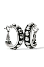 Pretty Tough Stud Medium Leverback Hoop Earrings BJEWELRY Brighton Collectables 
