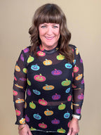 Pumpkin Pop Mesh MISSY BASIC KNIT:~~Unassigned~~ JESS LEA 