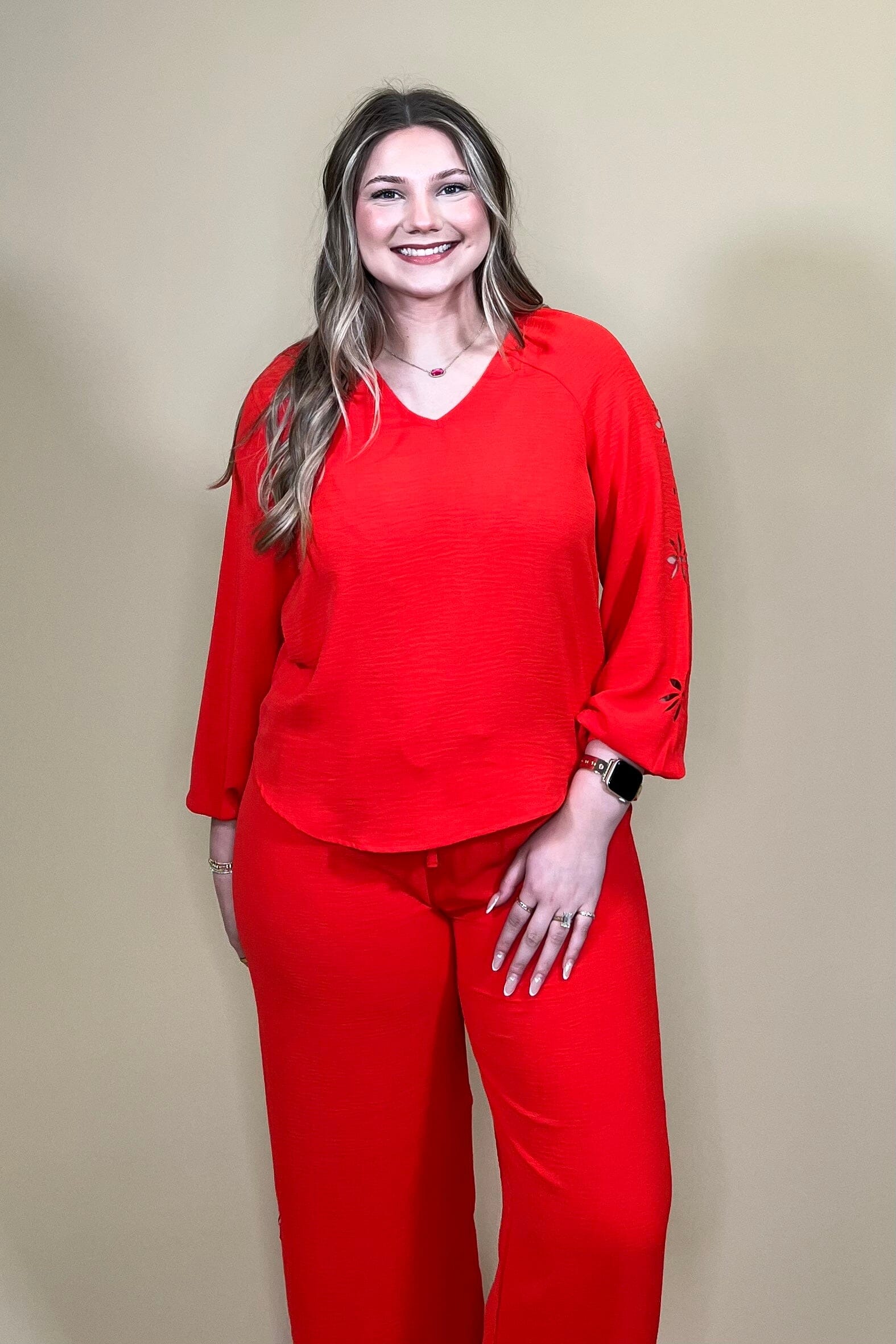 Pull On Pant w/Drawstring &amp; Cutouts BOTTOMS ZAC &amp; RACHEL 