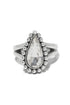 Twinkle Luxe Teardrop Ring BRING Brighton Collectables 