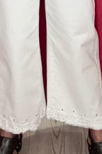 Stride Crop Wide Leg w/Embroidered Hem 26" Inseam BOTTOMS LIVERPOOL 