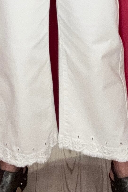 Stride Crop Wide Leg w/Embroidered Hem 26" Inseam BOTTOMS LIVERPOOL 