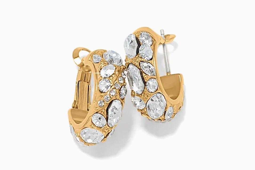 Trust Your Journey Gold Hoop Earring BJEWELRY LEEGIN-BRIGHTON