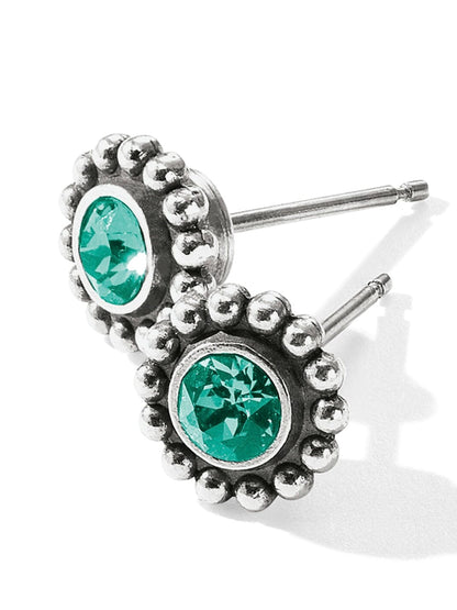 Twinkle Emerald Mini Post Earrings BJEWELRY Brighton Collectables 