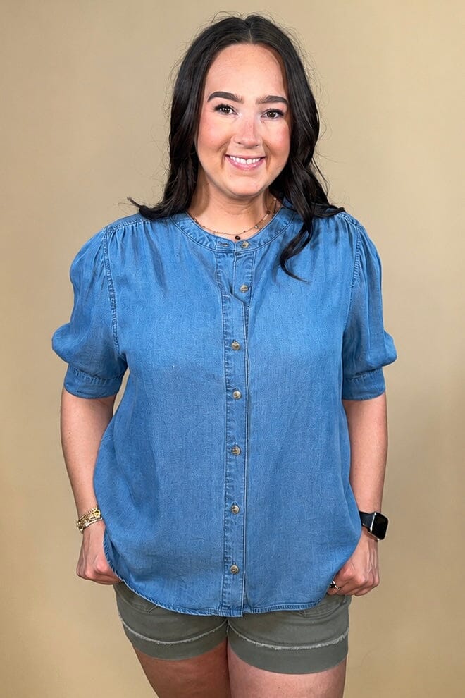 Short Sleeve Button Down Top MISSY TOP SPECIAL ZAC &amp; RACHEL 
