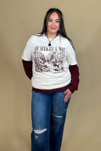 He Makes A Way Tee MISSY BASIC KNIT:~~Unassigned~~ DEARHEART 
