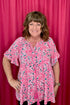 Floral Babydoll Top JRTOP CASUAL TOP SOUTHERN GRACE 