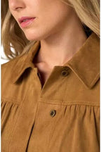 Puff Sleeve Jacket w/ Laser Cut Hem OUTFIT COMPLETER LIVERPOOL 